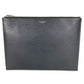 Saint Laurent 397294 Logo Bag Pouch Second Bag Clutch Bag Leather Unisex Black