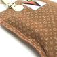 LOUIS VUITTON M40022 Monogram Mini Initials Tanja Shoulder Bag Vertical Tote Bag Leather/Canvas Ladies Beige