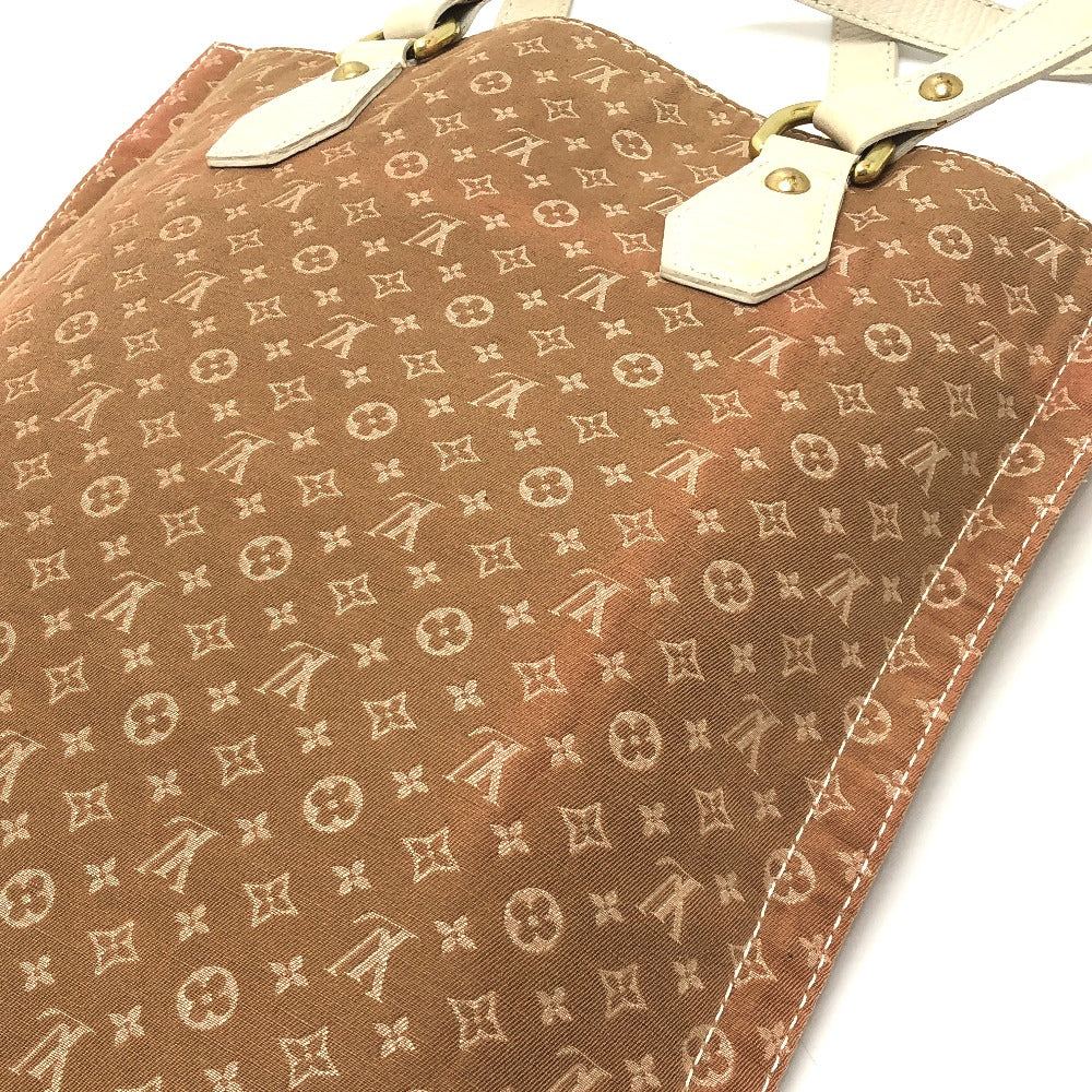 LOUIS VUITTON M40022 Monogram Mini Initials Tanja Shoulder Bag Vertical Tote Bag Leather/Canvas Ladies Beige