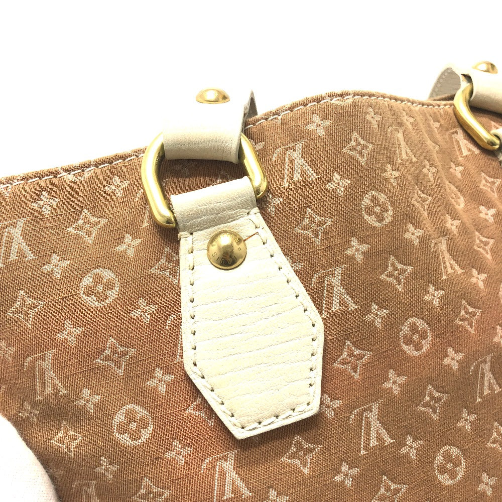 LOUIS VUITTON M40022 Monogram Mini Initials Tanja Shoulder Bag Vertical Tote Bag Leather/Canvas Ladies Beige