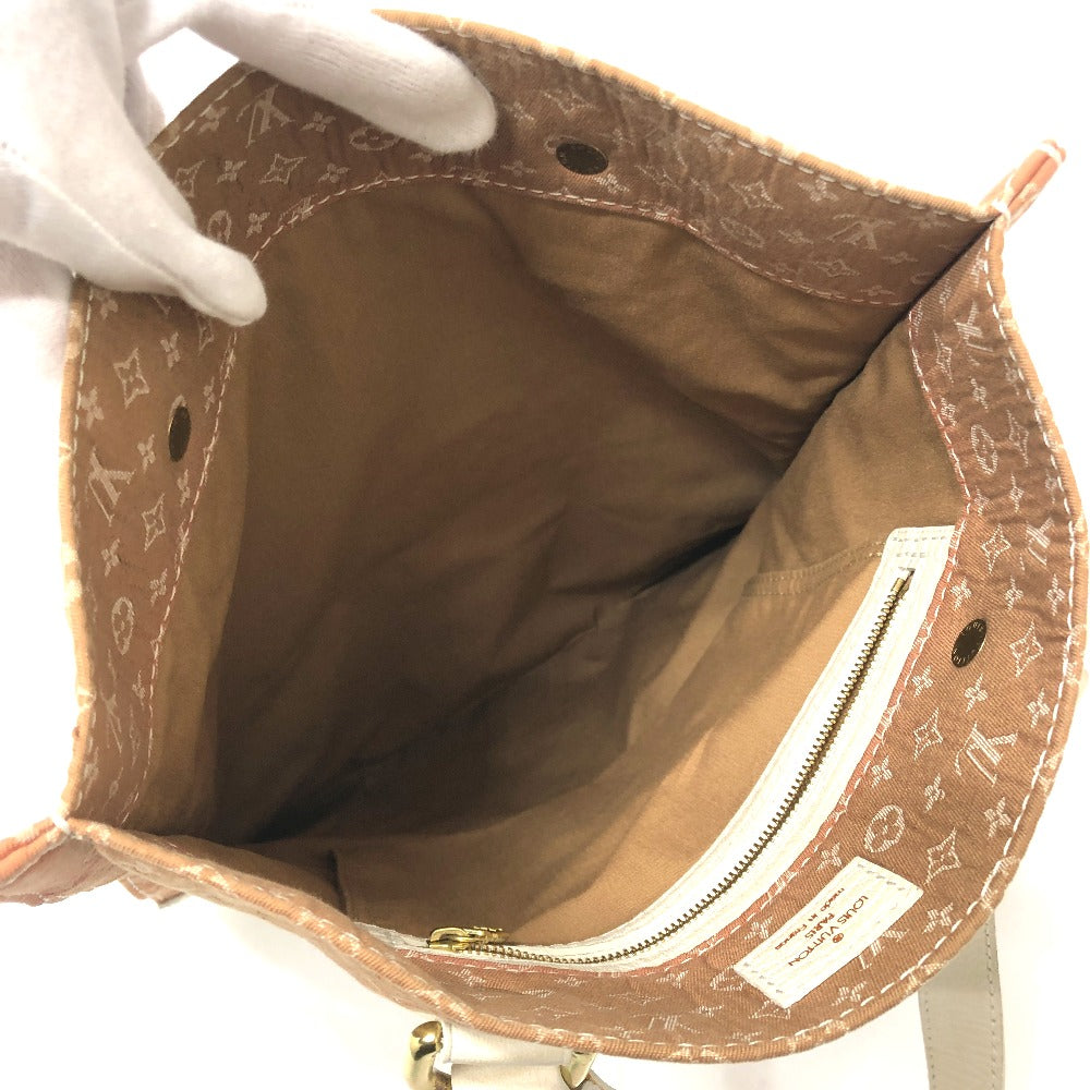 LOUIS VUITTON M40022 Monogram Mini Initials Tanja Shoulder Bag Vertical Tote Bag Leather/Canvas Ladies Beige
