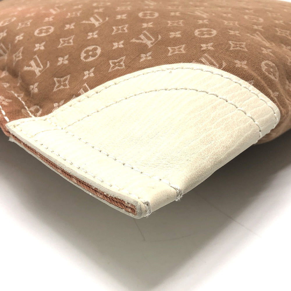 LOUIS VUITTON M40022 Monogram Mini Initials Tanja Shoulder Bag Vertical Tote Bag Leather/Canvas Ladies Beige