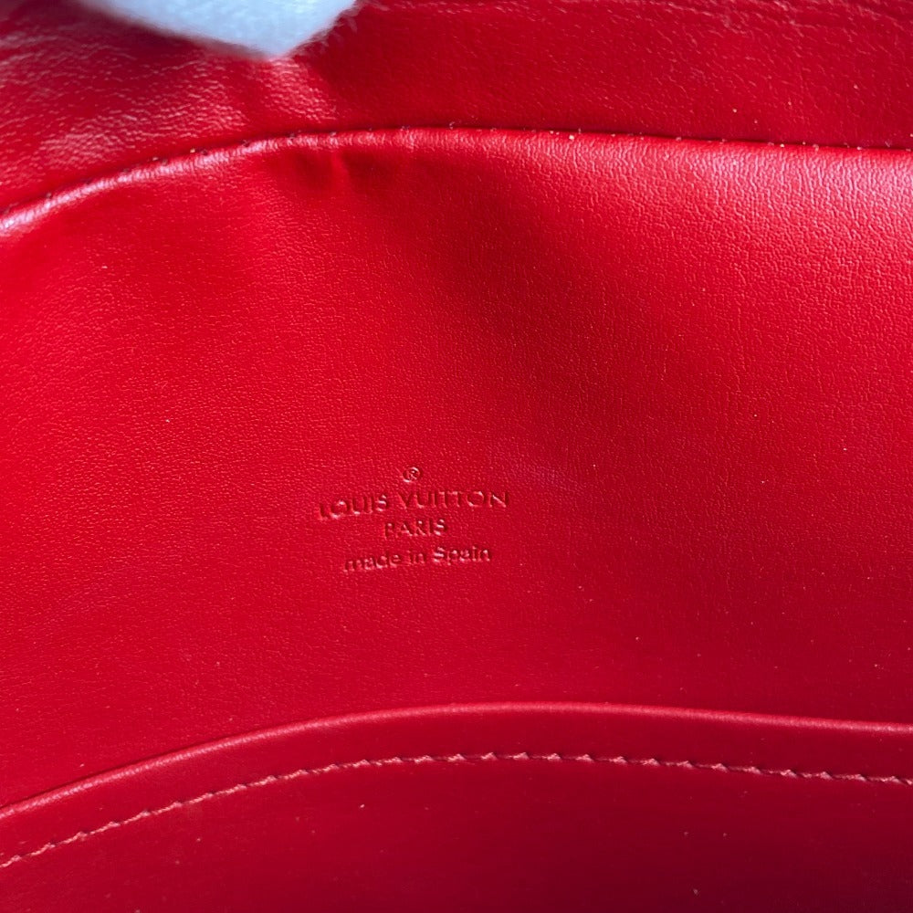 LOUIS VUITTON M91080 Monogram Vernis Sutton Shoulder Bag Boston Bag Handbag Monogram Vernis Canvas Women's Red