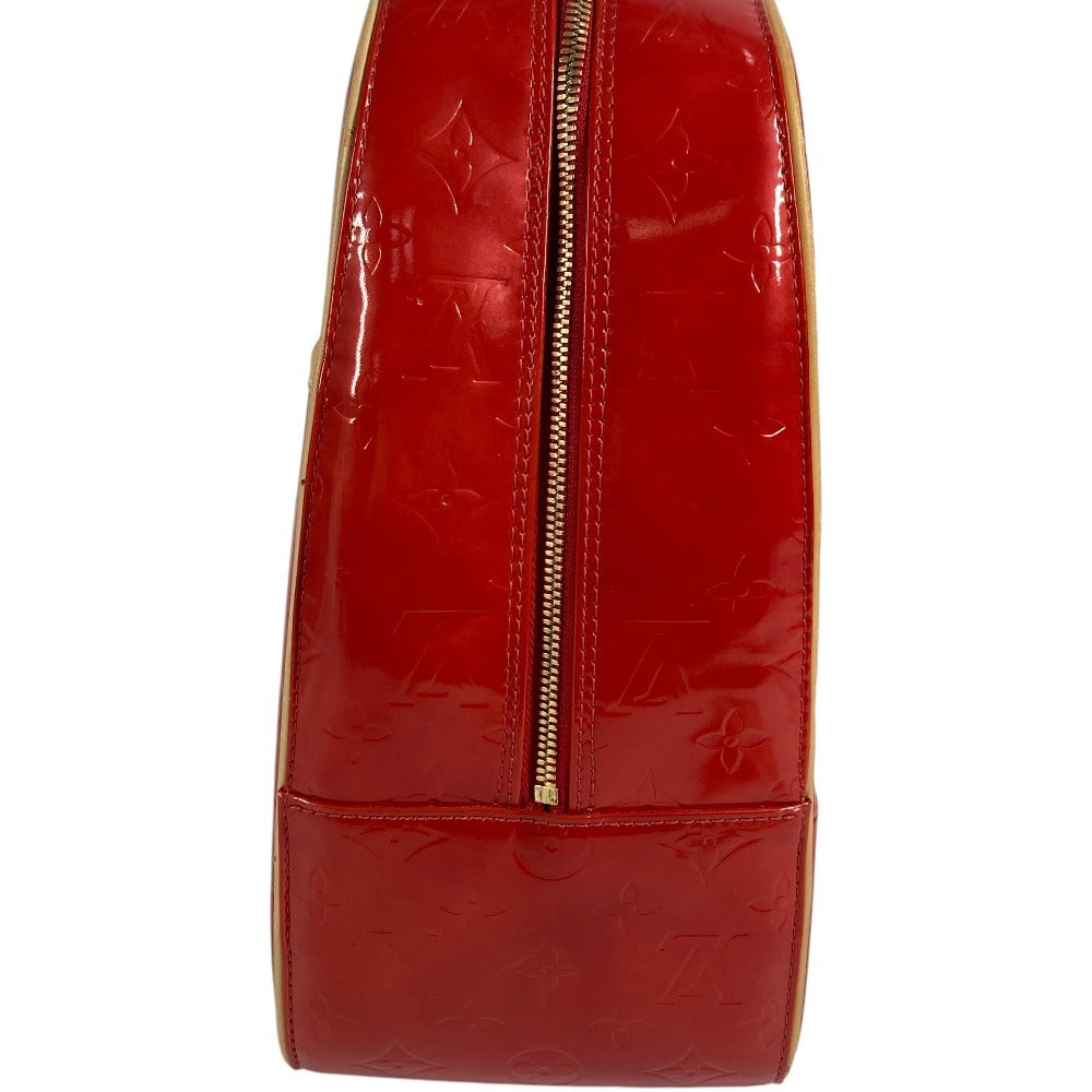 LOUIS VUITTON M91080 Monogram Vernis Sutton Shoulder Bag Boston Bag Handbag Monogram Vernis Canvas Women's Red