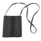 HERMES Herline Logo Bag Crossbody Pouch Shoulder Bag Polyamide Unisex Grey
