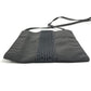 HERMES Herline Logo Bag Crossbody Pouch Shoulder Bag Polyamide Unisex Grey