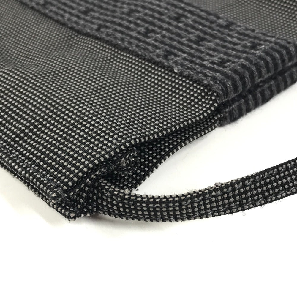 HERMES Herline Logo Bag Crossbody Pouch Shoulder Bag Polyamide Unisex Grey