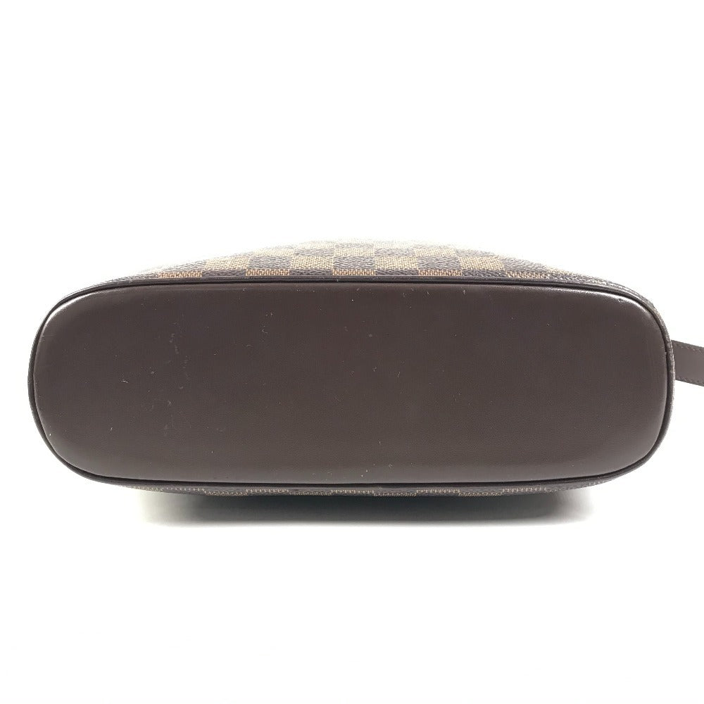 LOUIS VUITTON N51292 Damier Ipanema GM Ipanema GM Bag Crossbody Pouch Shoulder Bag Damier Canvas Unisex Ebene Brown