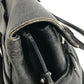 Salvatore Ferragamo Gancini Logo Shoulder Bag Flap Tote Bag Business Bag Shoulder Bag Leather Unisex Black