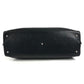 Salvatore Ferragamo Gancini Logo Shoulder Bag Flap Tote Bag Business Bag Shoulder Bag Leather Unisex Black
