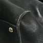 Salvatore Ferragamo Gancini Logo Shoulder Bag Flap Tote Bag Business Bag Shoulder Bag Leather Unisex Black