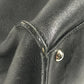 Salvatore Ferragamo Gancini Logo Shoulder Bag Flap Tote Bag Business Bag Shoulder Bag Leather Unisex Black