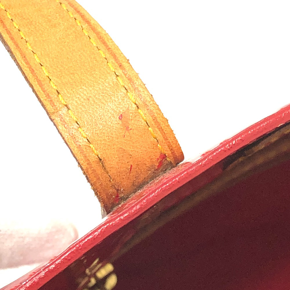 LOUIS VUITTON Ｍ91990 モノグラムヴェルニ リードPM リード PM カバン ミニバッグ ハンドバッグ モノグラムヴェルニ レディース ポムダムール レッド
