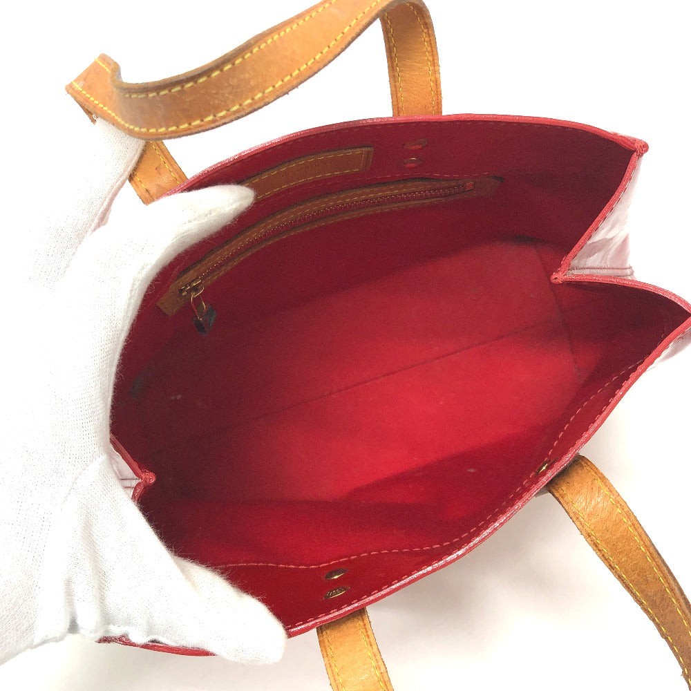 LOUIS VUITTON Ｍ91990 モノグラムヴェルニ リードPM リード PM カバン ミニバッグ ハンドバッグ モノグラムヴェルニ レディース ポムダムール レッド
