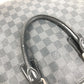 LOUIS VUITTON N48224 Damier Graphite Port Document Jour PDJ Bag Briefcase Handbag Document Bag Business Bag Damier Graphite Canvas Unisex Black