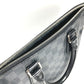 LOUIS VUITTON N48224 Damier Graphite Port Document Jour PDJ Bag Briefcase Handbag Document Bag Business Bag Damier Graphite Canvas Unisex Black