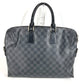 LOUIS VUITTON N48224 Damier Graphite Port Document Jour PDJ Bag Briefcase Handbag Document Bag Business Bag Damier Graphite Canvas Unisex Black