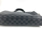 LOUIS VUITTON N48224 Damier Graphite Port Document Jour PDJ Bag Briefcase Handbag Document Bag Business Bag Damier Graphite Canvas Unisex Black