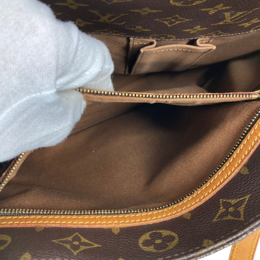 LOUIS VUITTON M51110 Monogram Sac Shopping Bag Shoulder Bag Tote Bag Monogram Canvas Unisex Brown