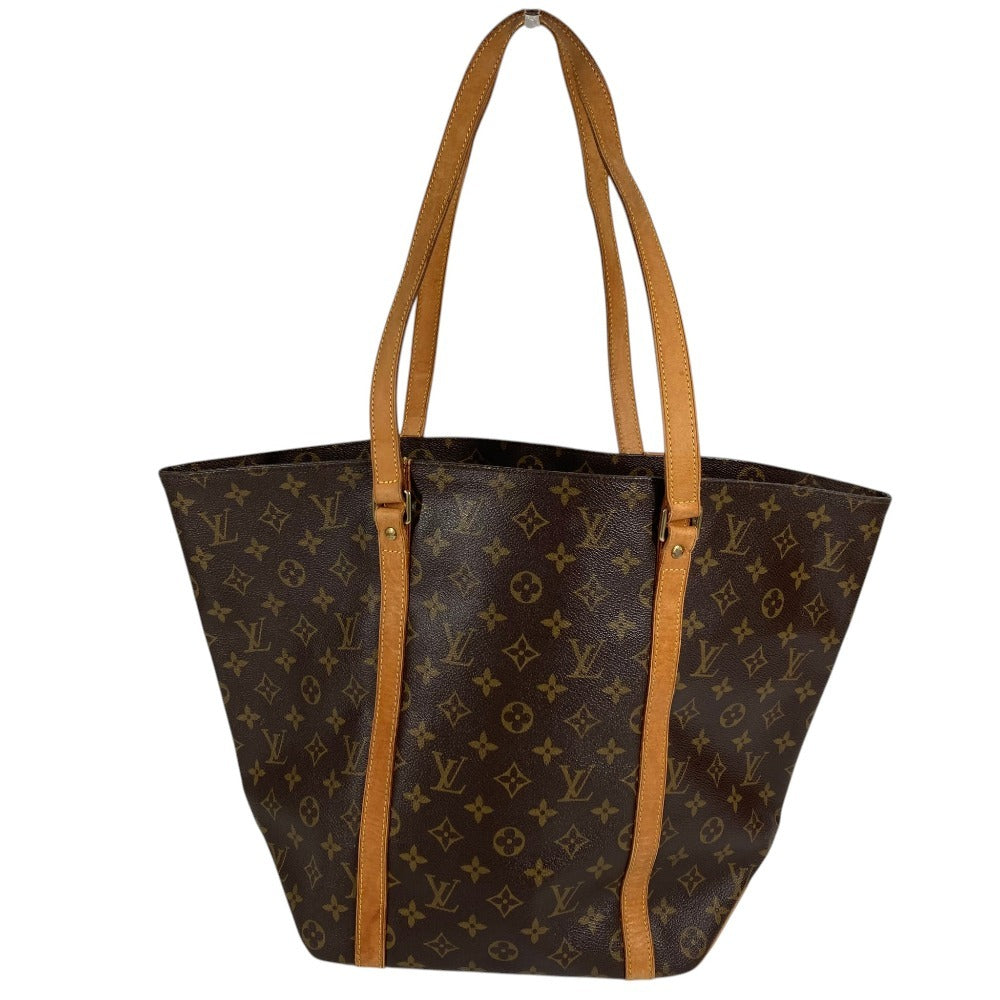 LOUIS VUITTON M51110 Monogram Sac Shopping Bag Shoulder Bag Tote Bag Monogram Canvas Unisex Brown