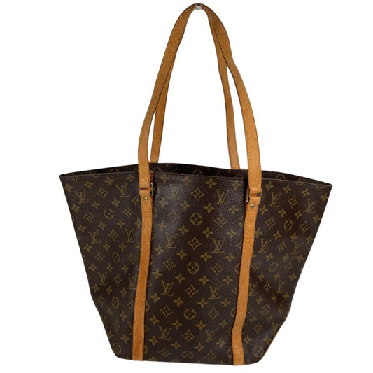 LOUIS VUITTON M51110 Monogram Sac Shopping Bag Shoulder Bag Tote Bag Monogram Canvas Unisex Brown
