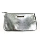 TIFFANY&Co. Pouch-Included Logo Reversible Bag Tote Bag Handbag Leather Unisex Silver