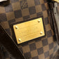 LOUIS VUITTON N51204 ダミエ ハムステッドMM ハムステッド MM トートバッグ カバン 肩掛け ショルダーバッグ ダミエキャンバス ユニセックス エベヌ ブラウン