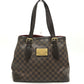 LOUIS VUITTON N51204 ダミエ ハムステッドMM ハムステッド MM トートバッグ カバン 肩掛け ショルダーバッグ ダミエキャンバス ユニセックス エベヌ ブラウン