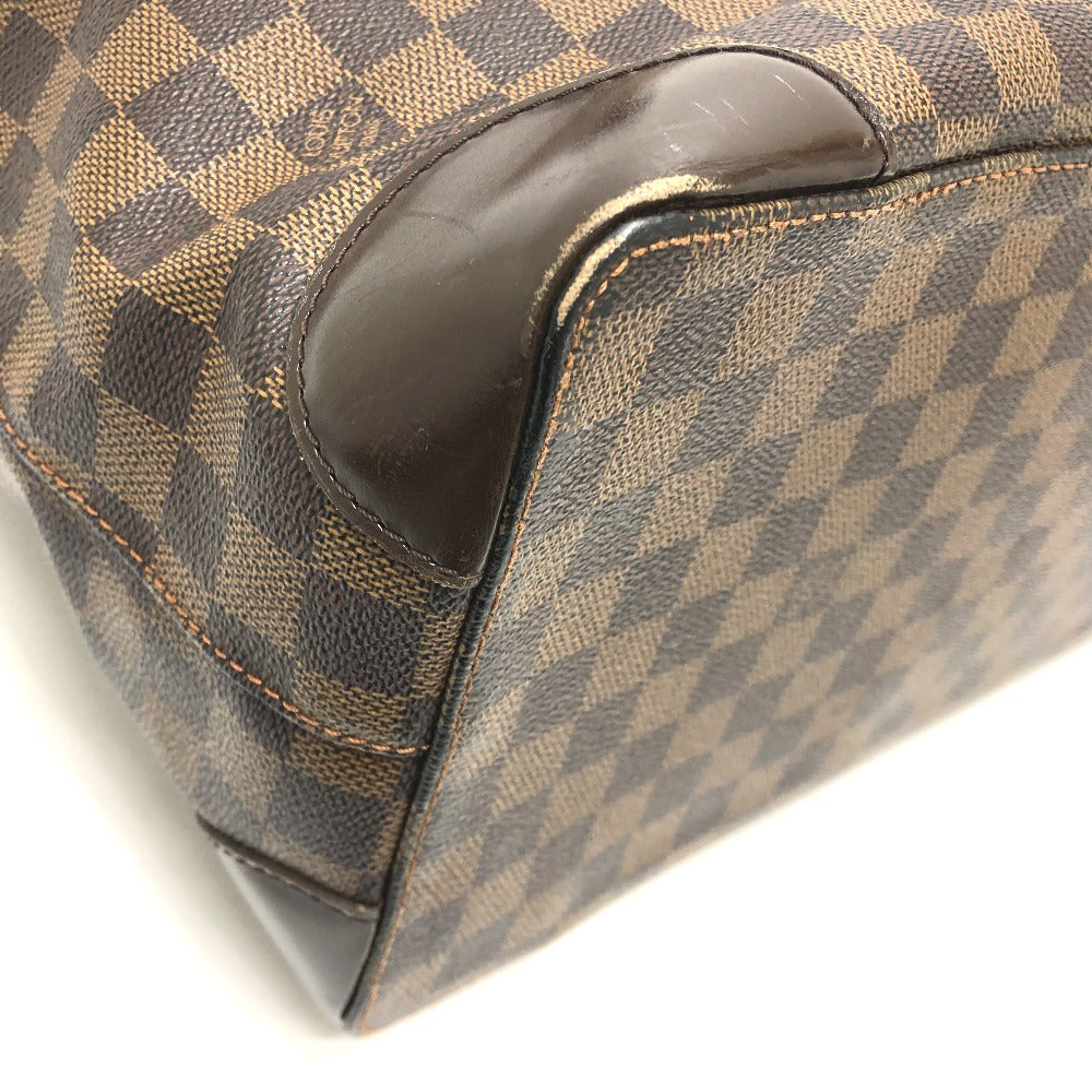 LOUIS VUITTON N51204 ダミエ ハムステッドMM ハムステッド MM トートバッグ カバン 肩掛け ショルダーバッグ ダミエキャンバス ユニセックス エベヌ ブラウン