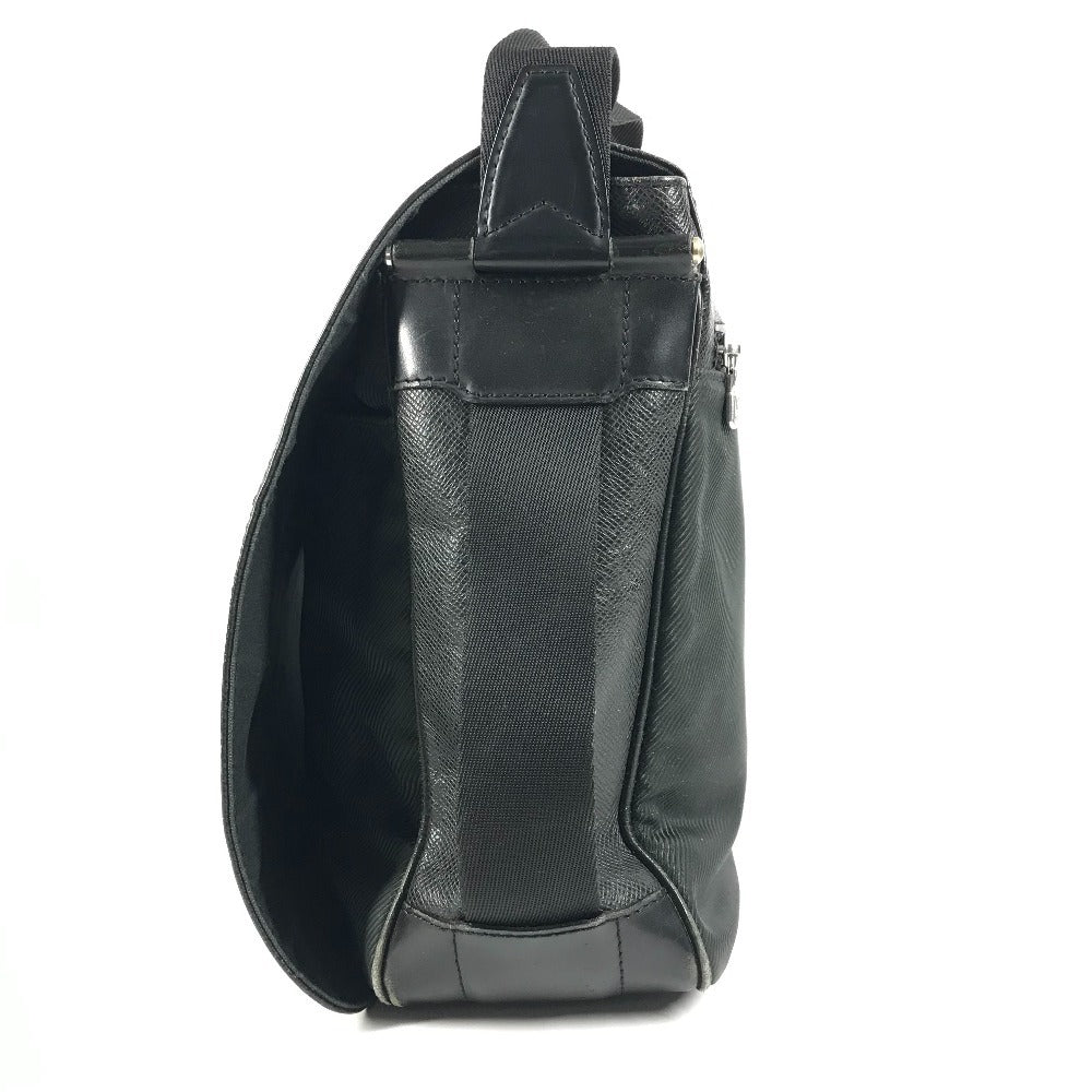 LOUIS VUITTON M30142 Taiga Victor Bag Crossbody Messenger Bag Flap Shoulder Bag Taiga Leather Unisex Noir Black
