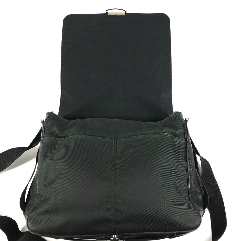 LOUIS VUITTON M30142 Taiga Victor Bag Crossbody Messenger Bag Flap Shoulder Bag Taiga Leather Unisex Noir Black
