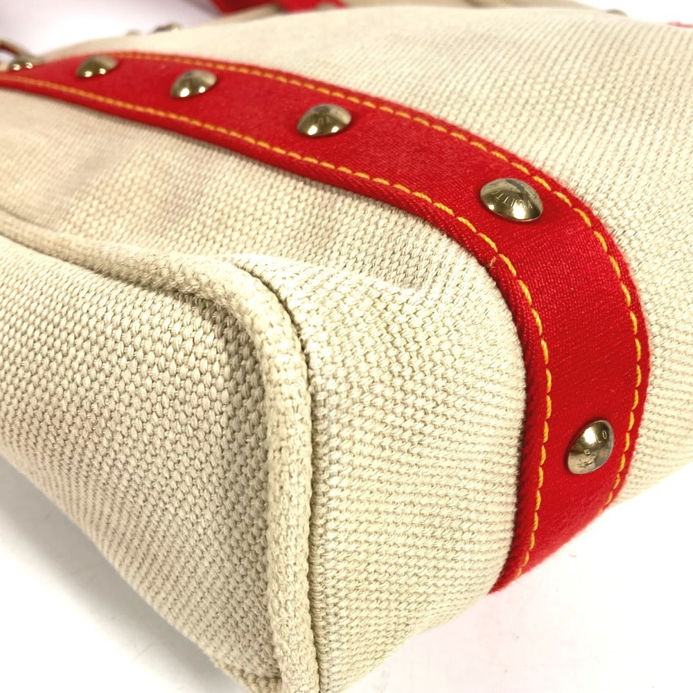 LOUIS VUITTON M40035 Antigua Cabas MM Cabas MM Bag Tote Bag Shoulder Bag Canvas Unisex Beige