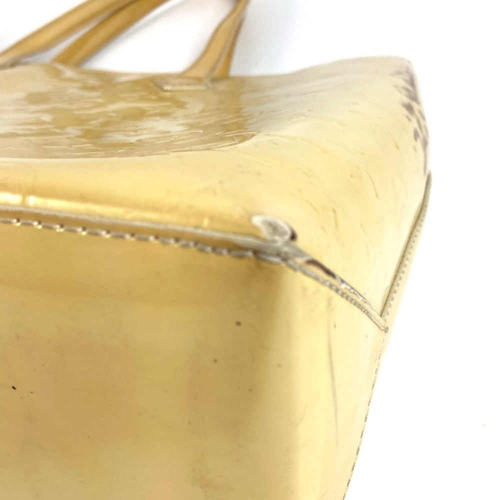 LOUIS VUITTON M91441 Monogram Vernis Wilshire MM Wilshire MM Bag Shoulder Bag Tote Bag Handbag Monogram Vernis Canvas Women's Blanc Corail Beige