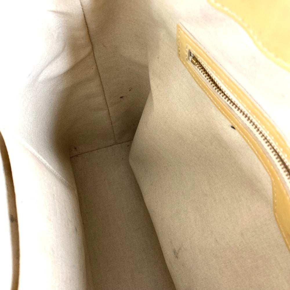 LOUIS VUITTON M91441 Monogram Vernis Wilshire MM Wilshire MM Bag Shoulder Bag Tote Bag Handbag Monogram Vernis Canvas Women's Blanc Corail Beige