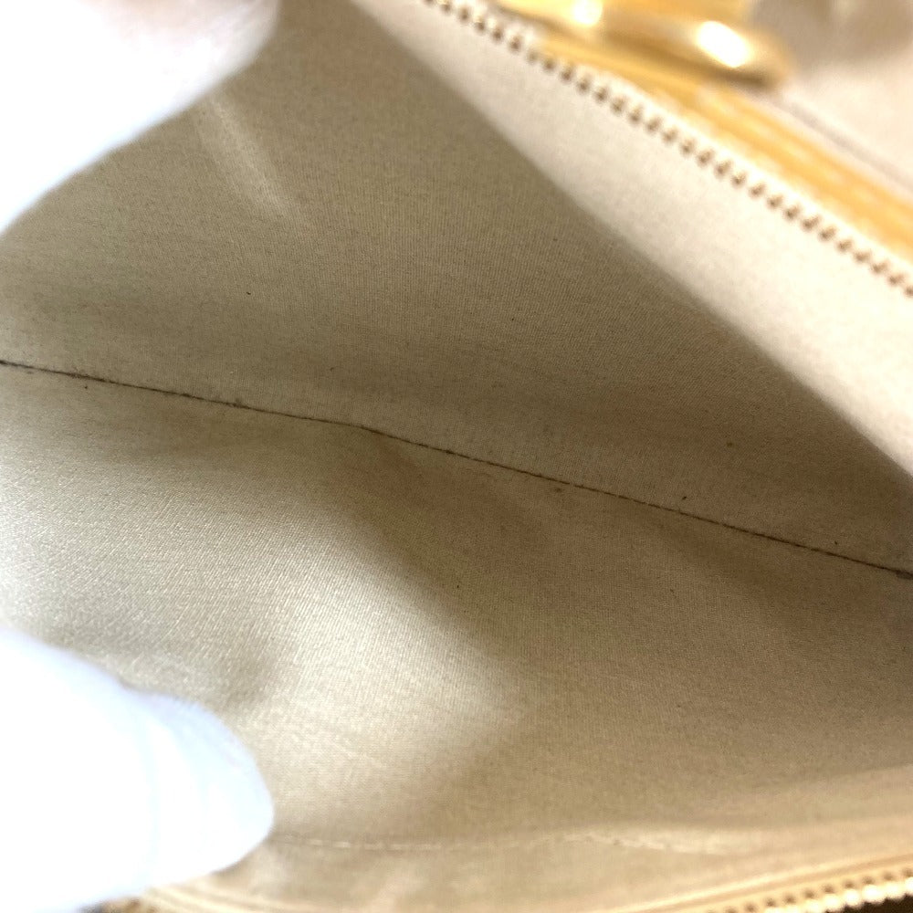 LOUIS VUITTON M91441 Monogram Vernis Wilshire MM Wilshire MM Bag Shoulder Bag Tote Bag Handbag Monogram Vernis Canvas Women's Blanc Corail Beige