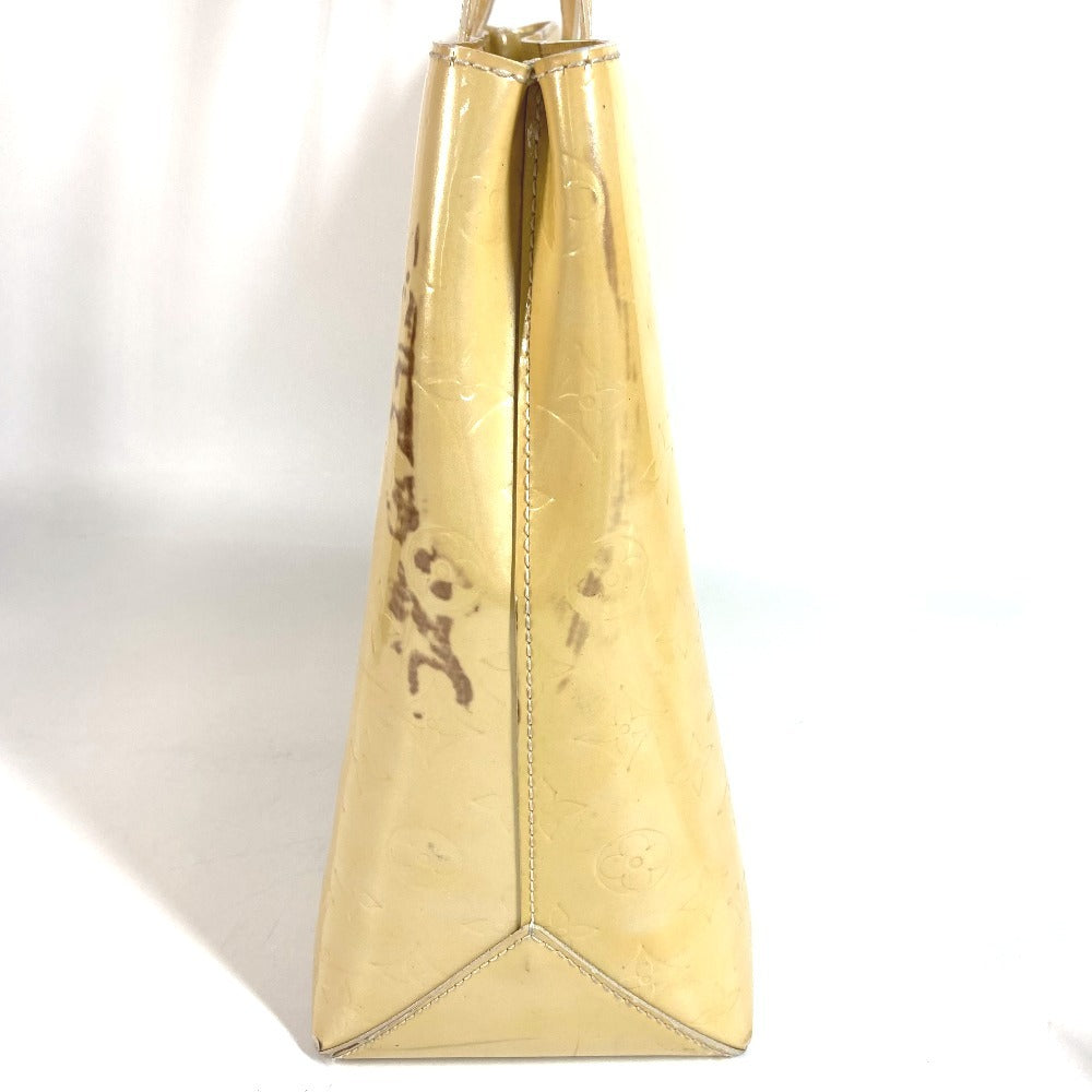 LOUIS VUITTON M91441 Monogram Vernis Wilshire MM Wilshire MM Bag Shoulder Bag Tote Bag Handbag Monogram Vernis Canvas Women's Blanc Corail Beige