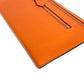 HERMES ジップザック Wジップ フラットポーチ カードケース 小銭入れ 財布 コインケース ポーチ シェーブル ユニセックス オレンジ