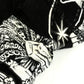 HERMES All-Over Logo Apparel Top Short Sleeve T-Shirt Cotton Women's Black
