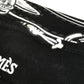 HERMES All-Over Logo Apparel Top Short Sleeve T-Shirt Cotton Women's Black