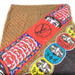 LOUIS VUITTON MP1941 Kansai Yamamoto Monogram Etole Kabuki Sticker Large Stole Shawl Silk Unisex Beige
