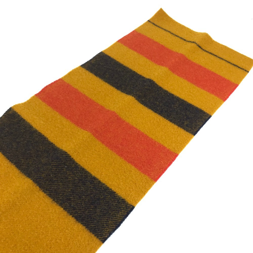 HERMES Rocabar Wool Scarf, Unisex, Yellow