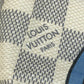 LOUIS VUITTON M73375 ダミエアズール スカーフ ハンカチ スカーフ コットン ユニセックス ホワイト