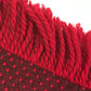 LOUIS VUITTON M72432 Echarpe Logo Mania Fringed Scarf Wool Unisex Red