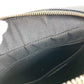 GUCCI 419775 Guccissima GG Logo Clutch Bag/Pouch with Handle/Second Bag/Shimmer Leather/Unisex Black