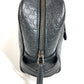 GUCCI 419775 Guccissima GG Logo Clutch Bag/Pouch with Handle/Second Bag/Shimmer Leather/Unisex Black