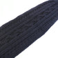 LOUIS VUITTON M96755 Scarf Only LV Mini Cable Knit Tippet Scarf Wool Unisex Navy