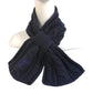LOUIS VUITTON M96755 Scarf Only LV Mini Cable Knit Tippet Scarf Wool Unisex Navy