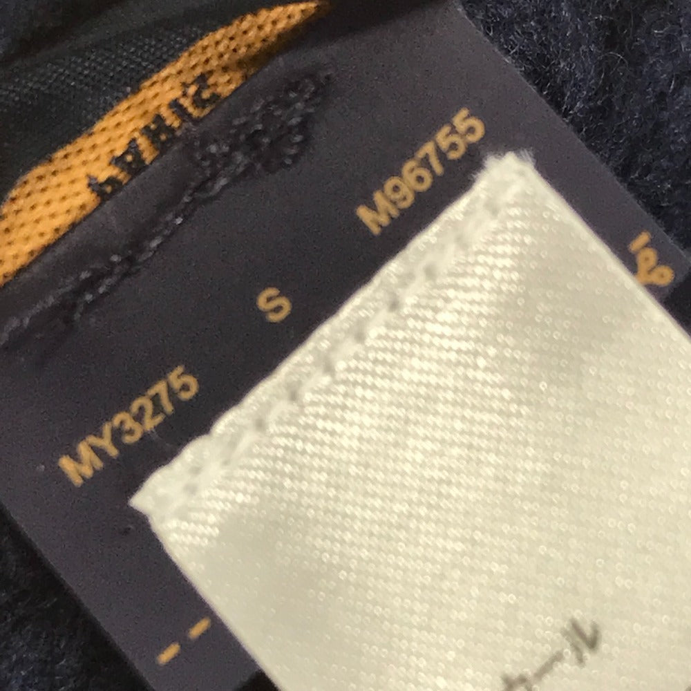 LOUIS VUITTON M96755 Scarf Only LV Mini Cable Knit Tippet Scarf Wool Unisex Navy