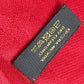 LOUIS VUITTON Monogram Large Apparel Accessory Stole Fringe Muffler Shawl Wool Unisex Red