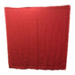 LOUIS VUITTON Monogram Large Apparel Accessory Stole Fringe Muffler Shawl Wool Unisex Red